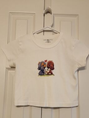 Brandy Melville Puppy Dog Couple Graphic Tshirt
